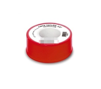 CYA 126125 CINTA TEFLON (ROJO 3/4)X0.075MMX10MTS